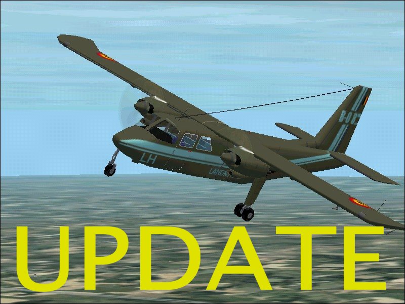 Fs2002 Update For The Britten Norman Bn.2A-21 Islander From The Belgian Army, These Files