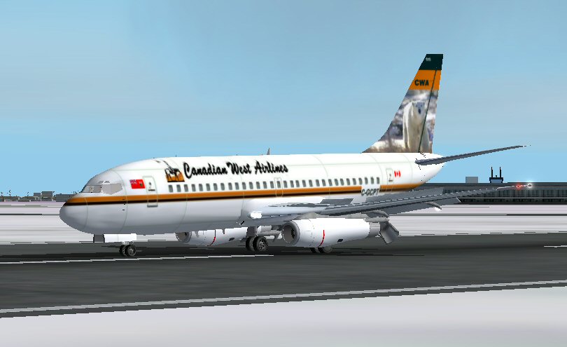 Air Canada Boeing 737-217/Adv For Fs2002 The Most Realistic 737-200 Ever Made For Msfs2002