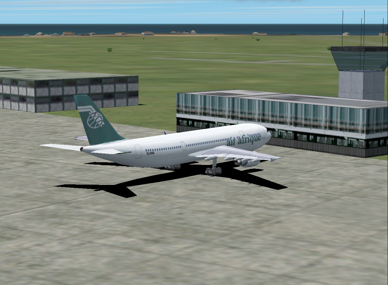 Fspainter Airbus A300-600R In Air Afrique New Livery, Registration #Tu-Taq; And With 32-Bi