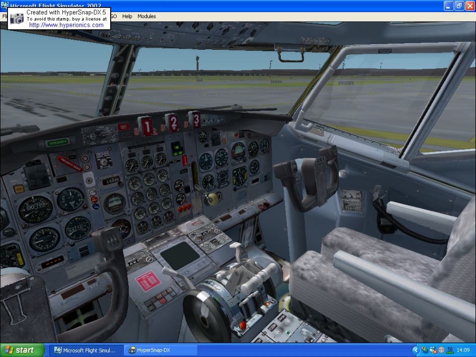 Captainsim 727 Trackir Departure Gardermoen Oslo Airport (Engm L19) Demonstrates The Use O