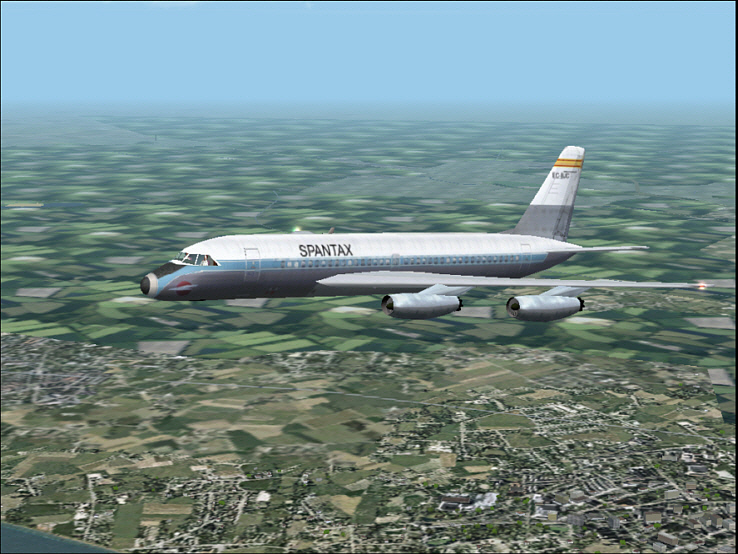 Fs2002 Convair Cv-880 Spantax Textures Repaint Of Rey Lopez Most Beautiful Gmax Convair 88 — 1