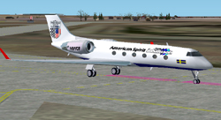 Custom Gulfstream Iv For Fs 2002 Repainted For Formula One And Cart Teams These Are For Us
