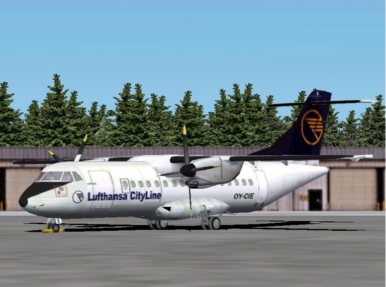 Fs2002 Lufthansa Cityline Atr 42-300 (Dirty), Registration Oy-Cie