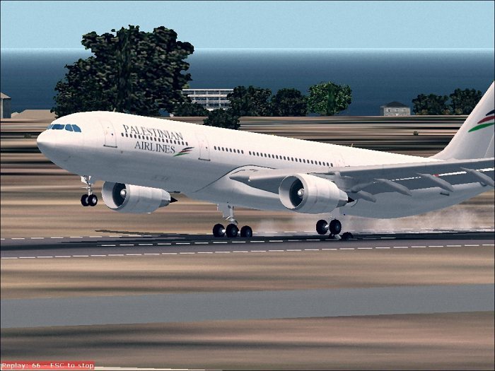 Fs2002 Airbus A330-300 Arabian Airlines (Palestinian Virtual Airlines) This Is A Special A