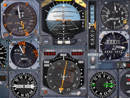 Fs2002 Real Concorde Gauges/Instruments Set For Use With Any Concorde Panel That Uses Defa