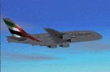 Fs2004 Emirates, Airbus A380 Promx Version Fs9 Modifications Of The Mdl Was Made On The Ai