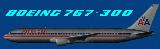 Fs2002/2004 American Airlines (Reflective) Boeing 767-300 A 767-300 From Ai Aardvark Desig