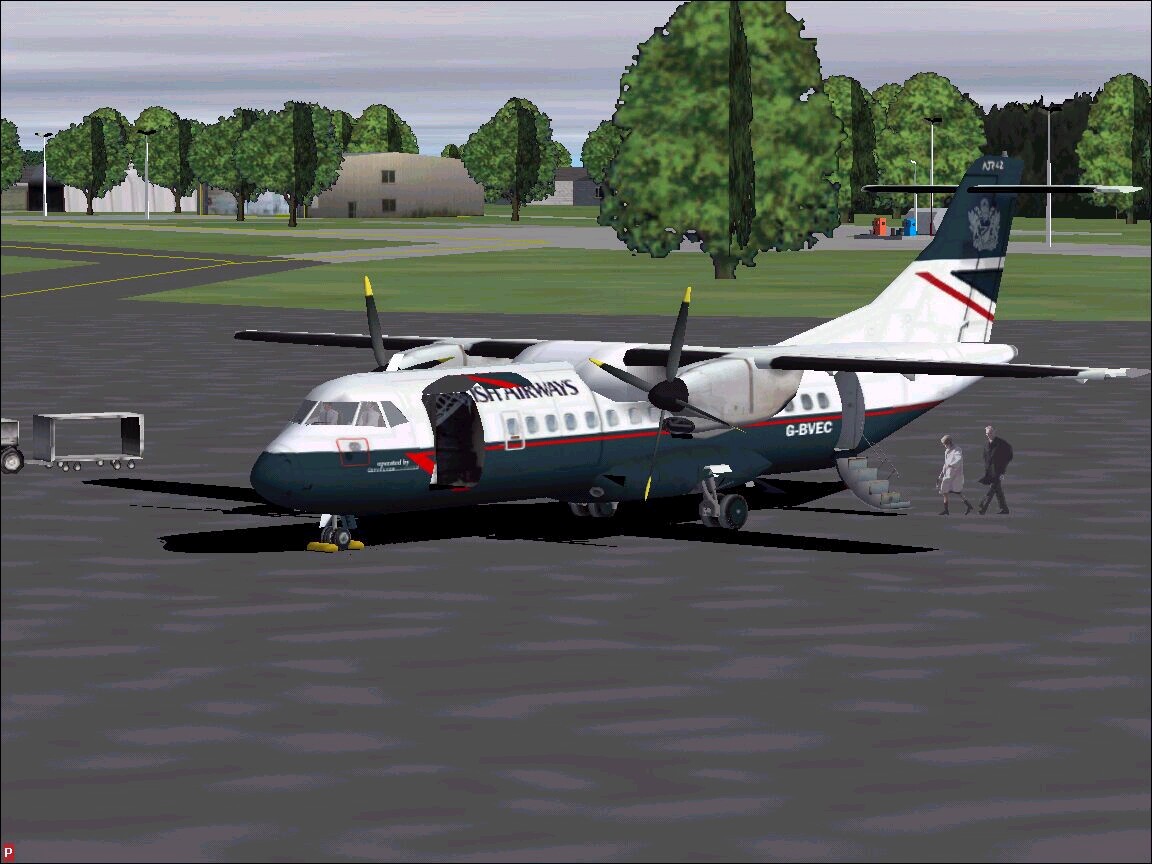 Fs2002 Old Britrish Airways (Express)/Cityflyer Atr 42-300, Registration G-Bvec