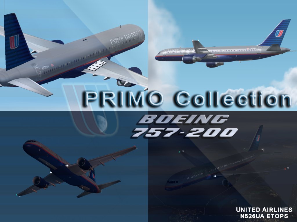 Fs2002 Primo Collection 757-200 United Part 1 Of 3 — 1