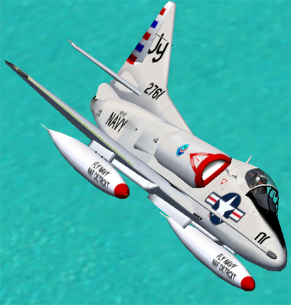Fs2002 Douglas A-4B Skyhawk Of Vc-12
