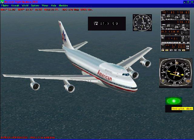 American Airlines Boeing 747-200B Fs2000/2002 Original Textures By Project-Opensky Posky,