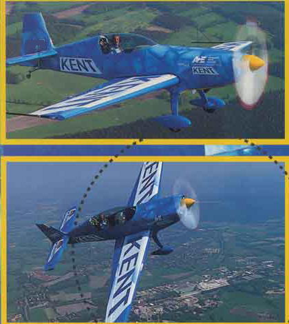 Fs98 Red Bull Extra300Sl The Hungarian Peter Besenyei World Winners Aerobatic Plane