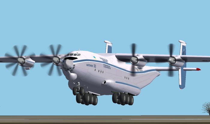 Antonov An-22 Antey Panel For Microsoft Flight Simulator 98/2000 By Dmitry Dobronravin