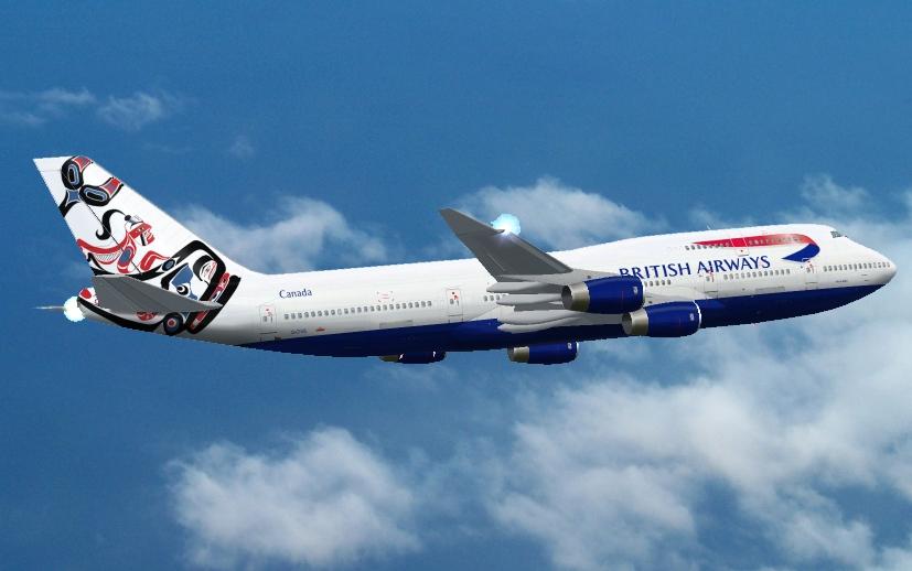 Fs2002 British Airways 747-436 Canada Textures Repaint Of The New Posky Gmax 747-400 (G-Ci — 1
