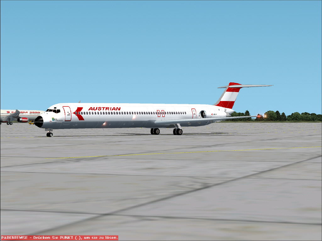 Flightfx / Stewart-Global Aircraft Mcdonnell Douglas Md80 Austrian Airlines Old Colours Oe — 1