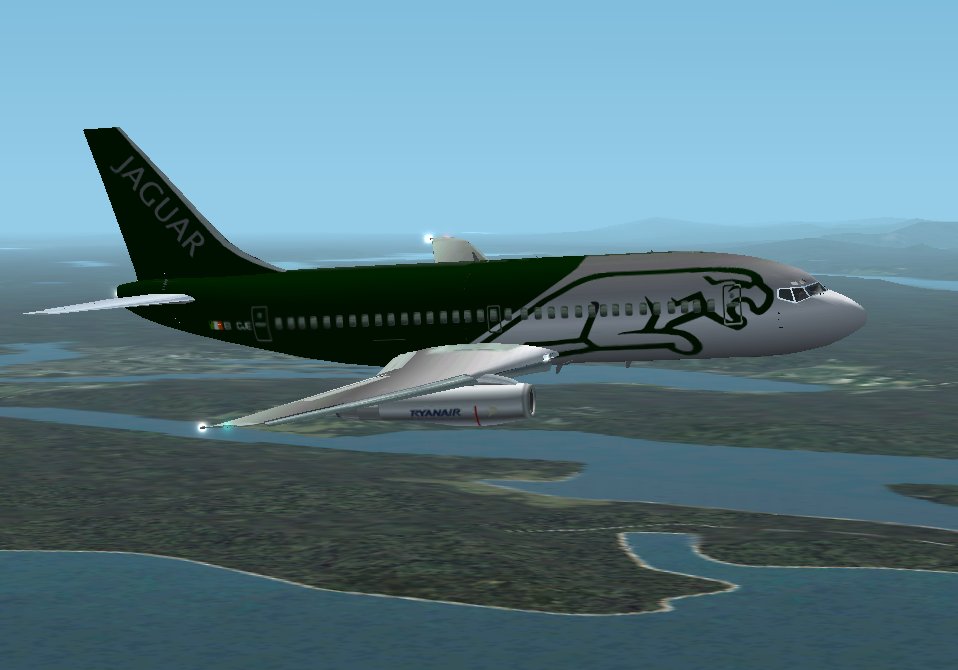 Yeodesigns Boeing 737-200 V2 Ryanair Jaguar Logojet Paint By Stephen Mahony - Smahony At E