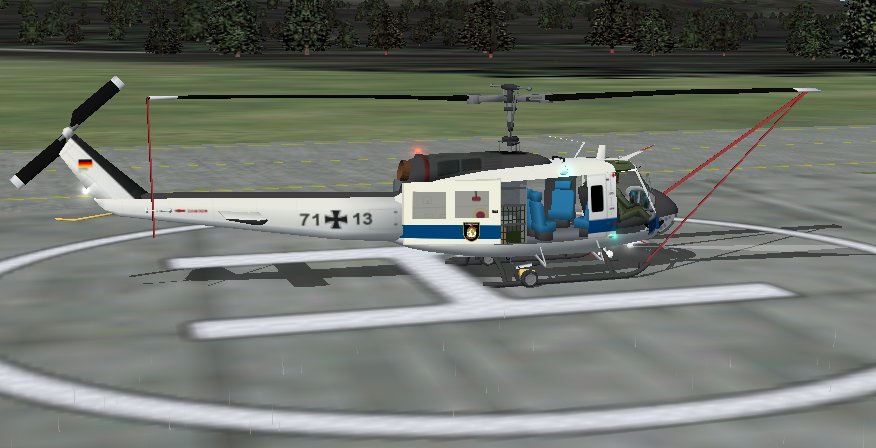 A Version Of Bell 205A-1 Uh-1D Huey Thanks To Jordan Moore For The Excellent Design Work,
