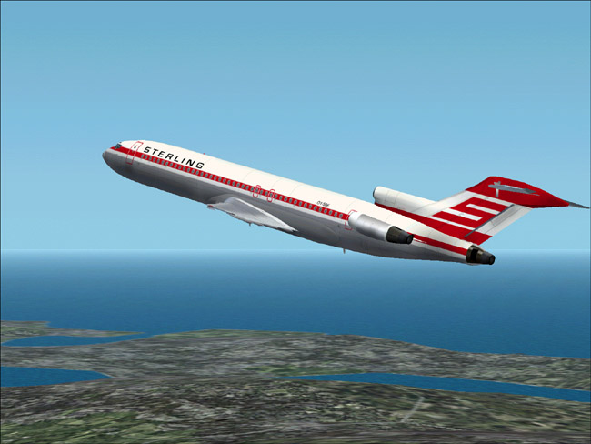 This Is A Textures Repaint Of Ffx Boeing 727 In The Colour Of Sterling