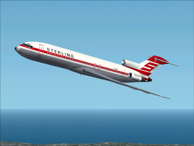 This Is A Textures Repaint Of Ffx Boeing 727 In The Colour Of Sterling