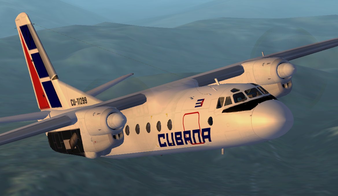 Fs2002 Cubana De Aviacion Antonov-24B Cubana De Aviacion Textures Repaint Of Dimitri Sambo — 1