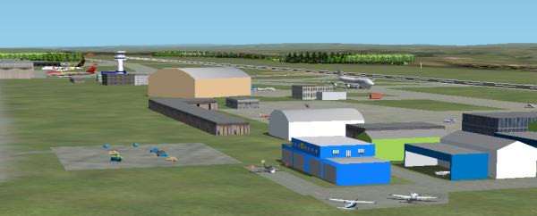 Fs 2002 Add-On Scenery For Luxembourg Airport (Ellx) V.9
