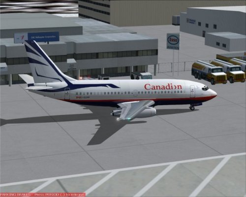 Ffx Canadian Proudwings 737-200 This Is The Boeing 737-200 Project For Flight Sim 2002