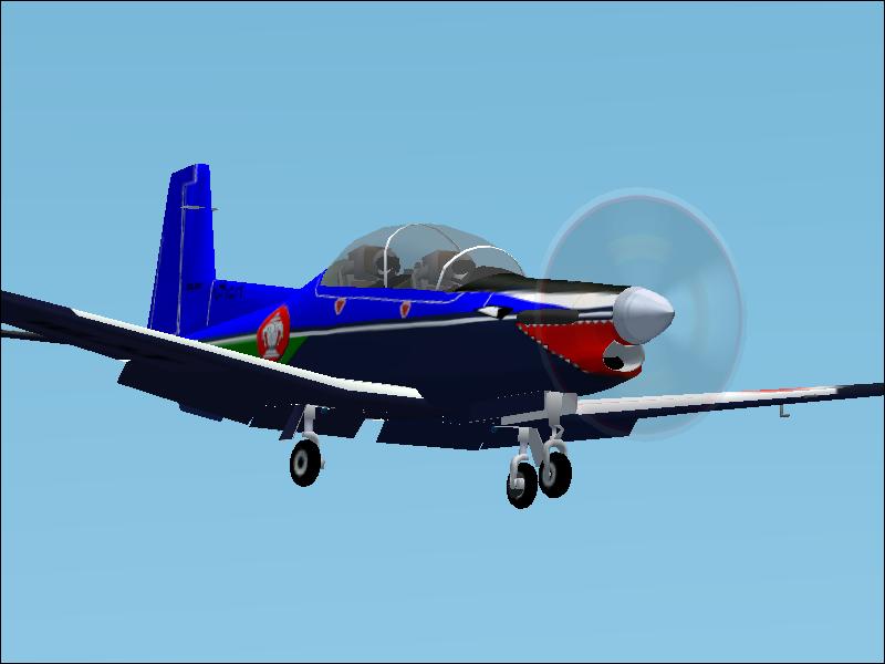 Repaint Of The Texan Ii In The Fictional Paint Sceme Of The Royal Lao Air Force Fictional