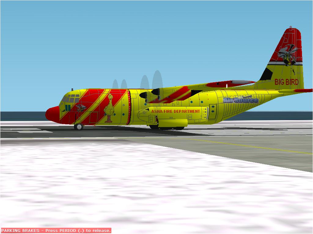 Fs2002 Asha Lockheed C-130E Maffs Hercules Modular Airborne Fire Fighting System Equipped