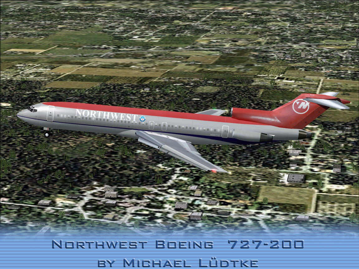 Fs2002 Northwest B727-200 — 1