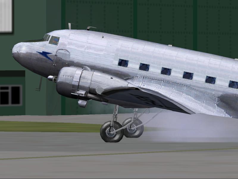 Fs2002 Douglas Dc-3 British Overseas Airways G-Aghe A British Overseas Airways Dc-3 Dakota