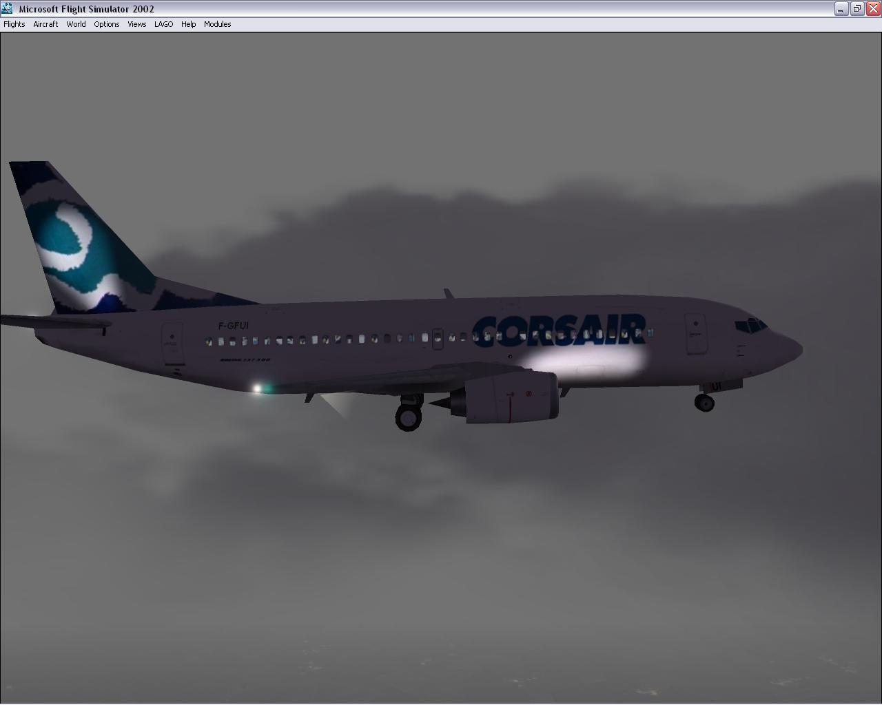 Fs2002 Ai-Aarvark Boeing B737-300 Corsair By Bartosz Oziembala From Bielefeld, Germany