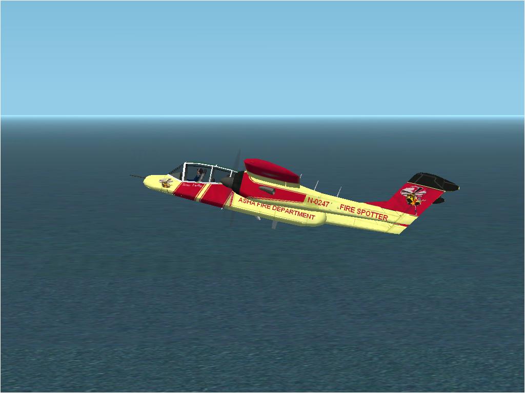 Fs2002 Pro Ov-10A Asha Twin Turboprop Faccoin Aircraft Designed In Late 60S