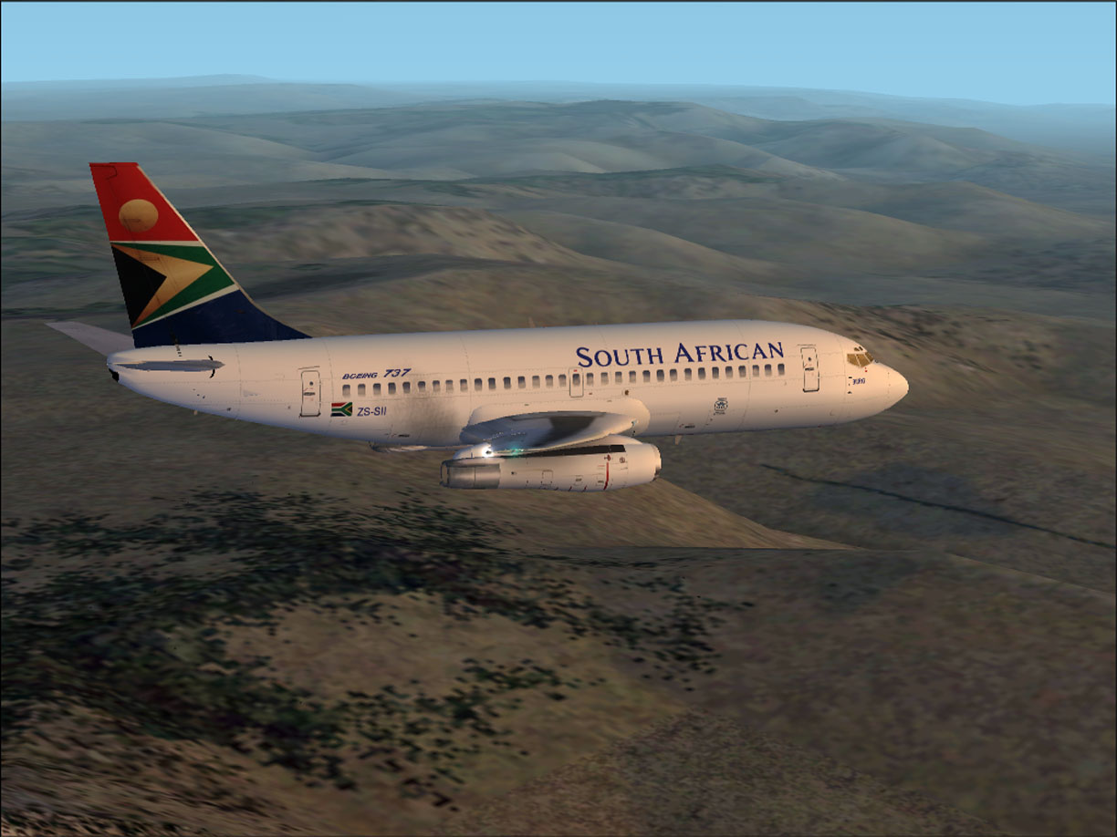 Fs2002 Yeodesigns Boeing 737-200V2 South African Airways Repainted By Samy Fay 2003 Commen