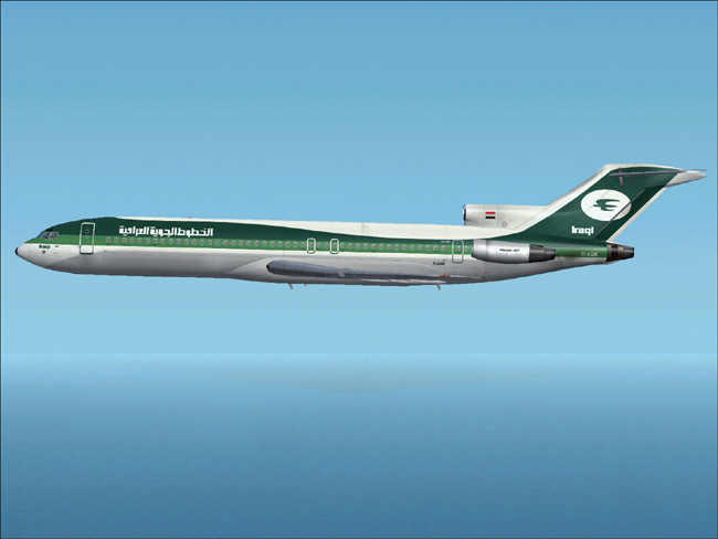 This Is A Textures Repaint Of Ffx/Sga Boeing 727 In The Colour Of Iraqi Airways