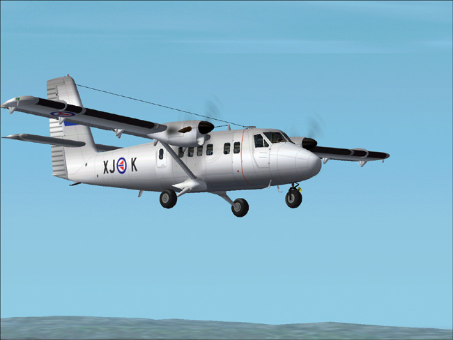 Fs2002 Dhc-6 Royal Norwegian Air Force 719 Sq.this Is A Textures Repaint Of Eric Dantes Dh