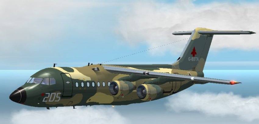 Exclusively Fs2002 Bae 146-200 Strategic Tactical Airlift (G-Bsta) Thanks For Downloading — 1