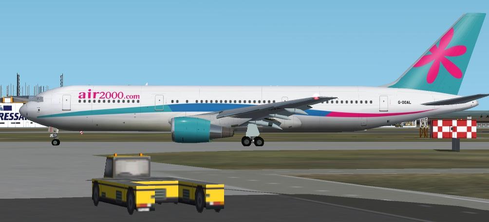 Fs2002 Air 2000 767-38A(Er) New Livery Textures Repaint Of The Posky 767-300 In The Newest