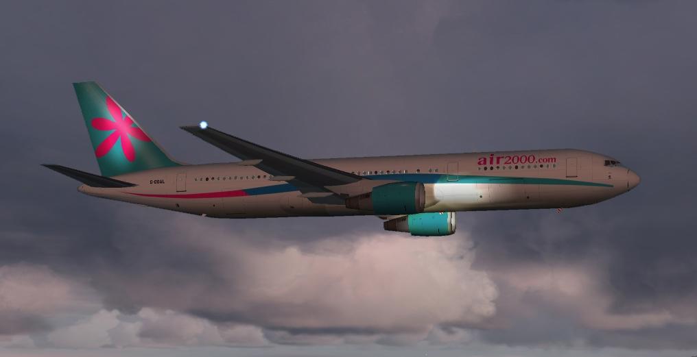 Fs2002 Air 2000 767-38A(Er) New Livery Textures Repaint Of The Posky 767-300 In The Newest