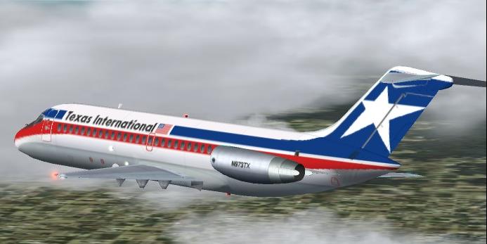 Fs2002 Texas International Dc-9-20 Repaint