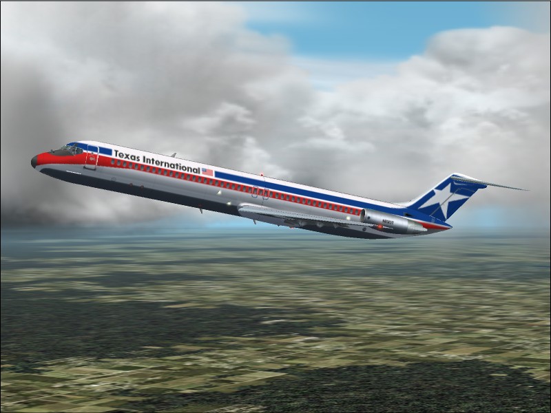 Fs2002 Texas International Dc-9-50 Repaint