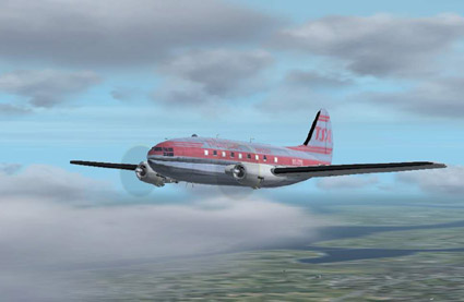 Fs2002 Curtis C46 In Transaircolour Curtis C46 In Transaircolour In An Early Painting.tran
