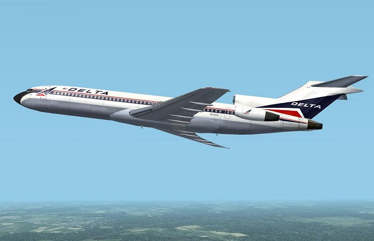 Delta Old Colors For The Ffx 727-200 By Jim Hornit Campisi
