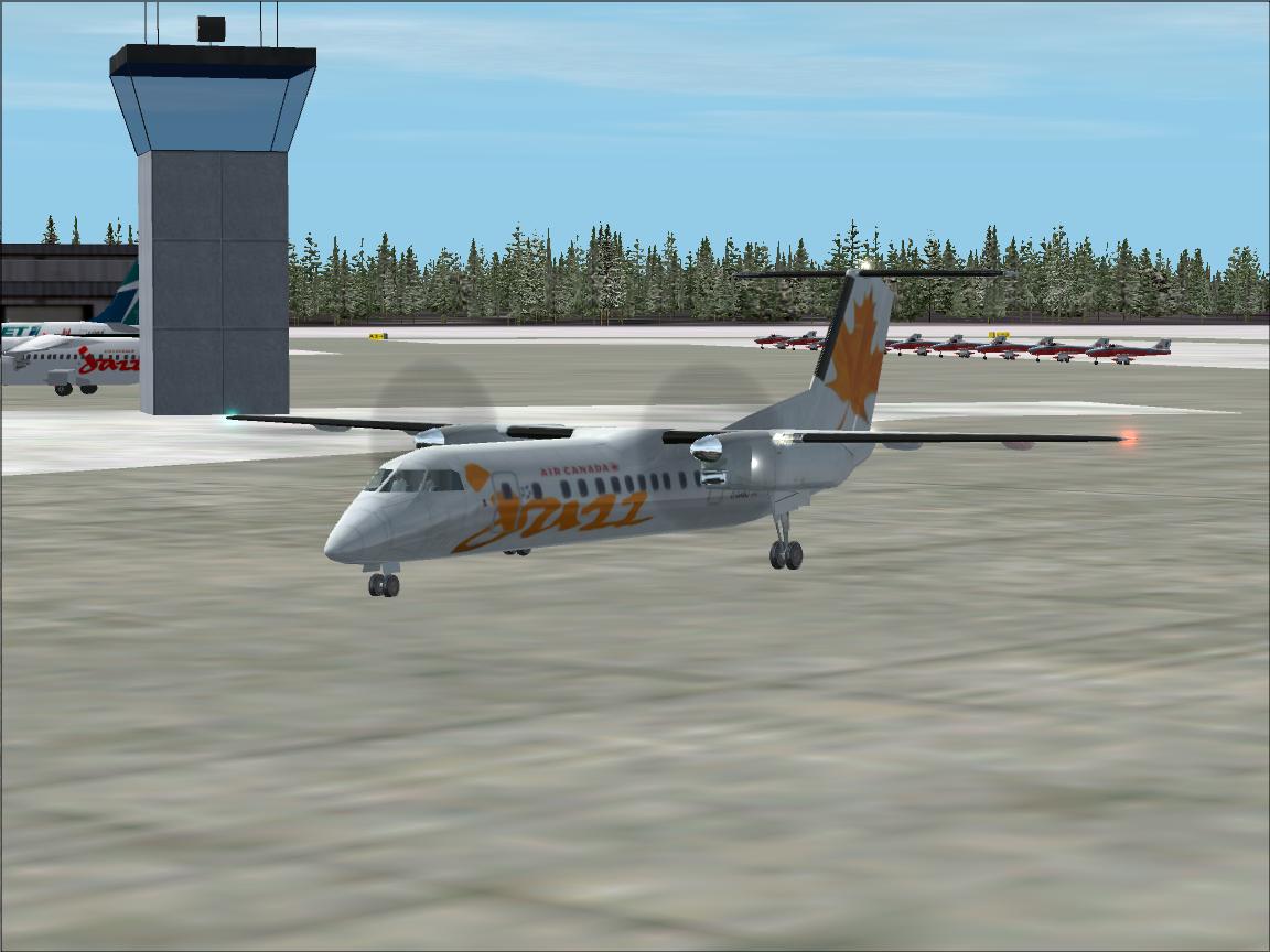 Fs2002 De Havilland Dash8-Q300_2 Air Canada Jazz
