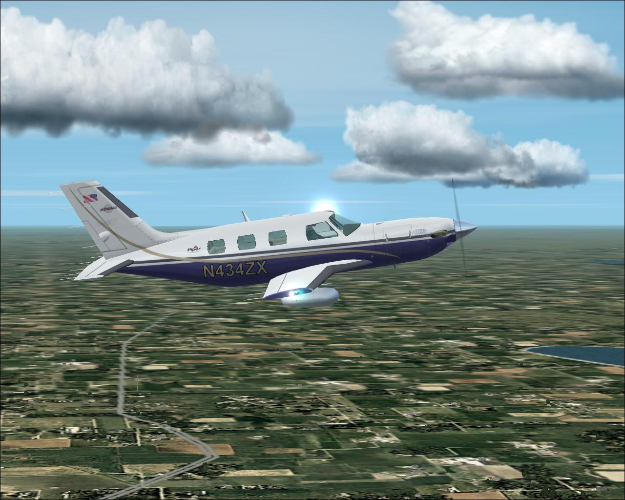 Fs2002 Flight 1 Meridian Texture A Simple Blue/White Variation Of The Excellent Flight 1 M
