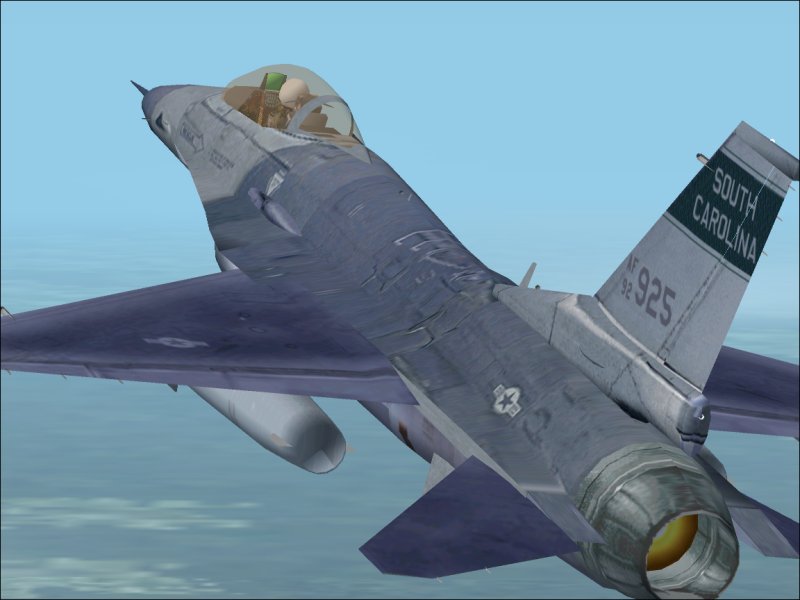 Fs2002 Aircraft - Lockheed F-16C South Carolina Ang Usaf Lockheed F-16C South Carolina Air