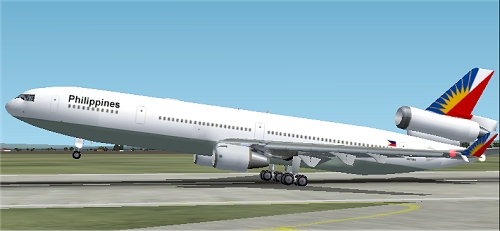 Fs2002 Mcdonnell Douglas Md-11 Philippine Airlines Model, Animation And Master Textures By