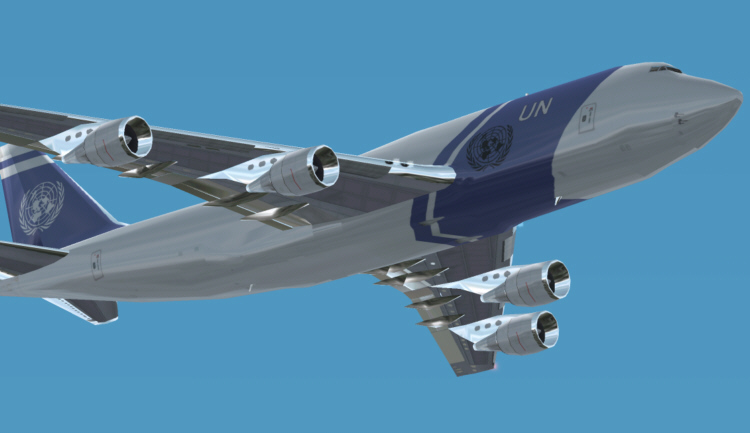 Fs2002 United Nations Pack 737-400, 747-400 And 777-300 Default Repaints In United Nations