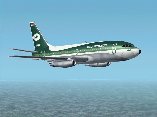 This Is A Textures Repaint Of Ffx/Sga Boeing 737-200 In The Colour Of Iraqi Airways