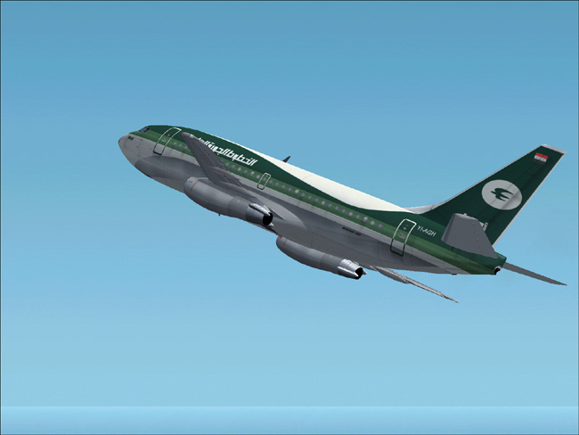 This Is A Textures Repaint Of Ffx/Sga Boeing 737-200 In The Colour Of Iraqi Airways