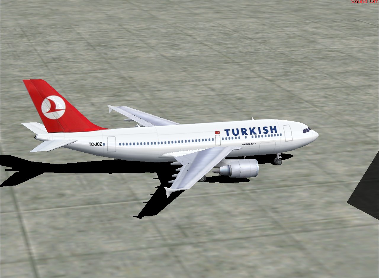 Fspainter Airbus A310-200Ge In Turkish Airlines Livery, Registration #Tc-Jcz; And With 32-